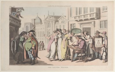Le rédacteur de lettres, de Naples et la Campagna Felice : dans une série de lettres Ad..., 1er juin 1815 - Thomas Rowlandson