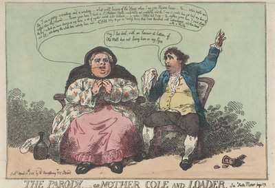 La parodie, ou Mère Cole et Leader - Thomas Rowlandson
