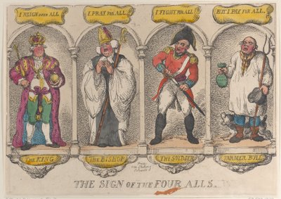Le Signe des Quatre Tous, 1810 - Thomas Rowlandson