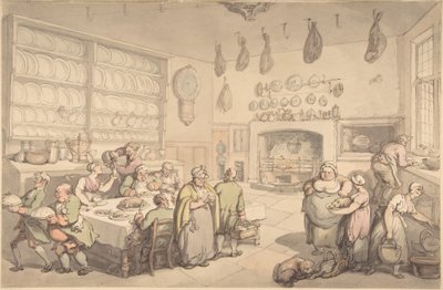 La cuisine du châtelain - Thomas Rowlandson