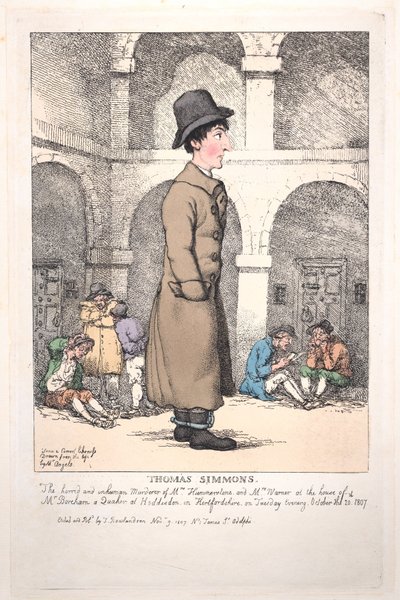 Thomas Simmons, 9 novembre 1807 - Thomas Rowlandson