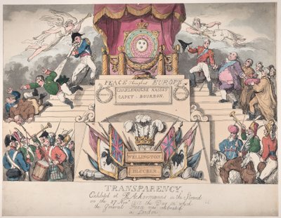 Transparence : exposée chez R. Ackermann dans le Strand le 27 novembre 1815 - Thomas Rowlandson
