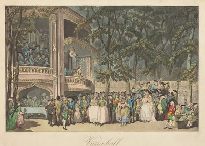 Jardins de Vauxhall - Thomas Rowlandson