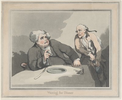En attendant le dîner - Thomas Rowlandson