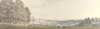 Vue de Boxhill depuis Norbury Park, Surrey - Thomas Sandby
