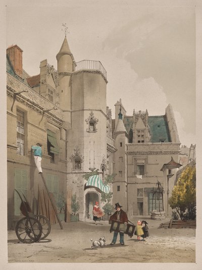 Architecture pittoresque à Paris, Gand, Anvers, Rouen : Hôtel Cluny, Paris - Thomas Shotter Boys