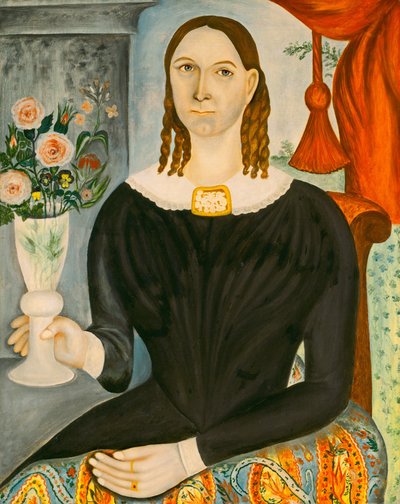 Eliza Welch Stone, vers 1845 (huile sur toile) - Thomas Skynner
