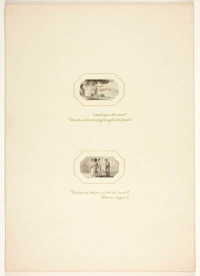 Étude pour une planche de La Tâche - Thomas Stothard