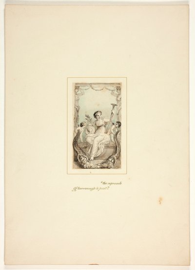Studie für eine Platte aus The Task - Thomas Stothard