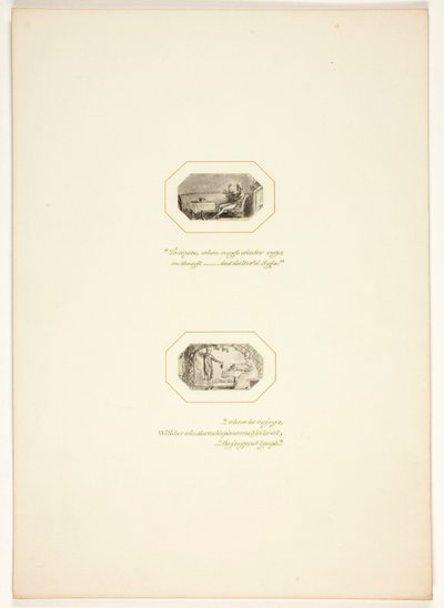 Studie für eine Platte aus The Task - Thomas Stothard