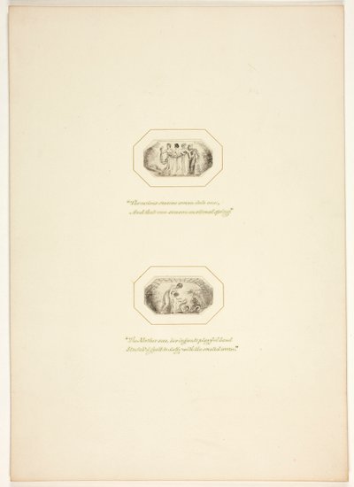 Studie für eine Platte aus The Task - Thomas Stothard