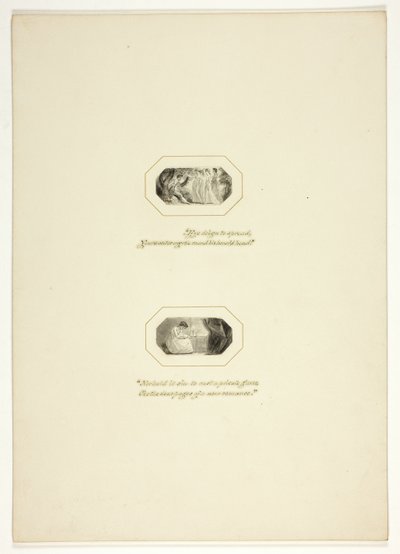 Étude pour une planche de Les Triomphes de la Tempérance, dans le Royal Engagements Pocket Book de 1796 - Thomas Stothard