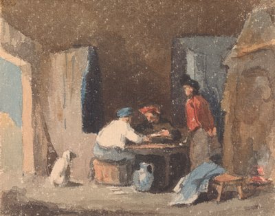 Figures à une table à l