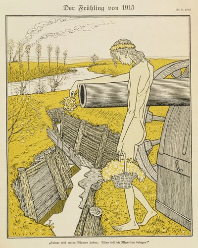 Printemps en 1915, illustration d