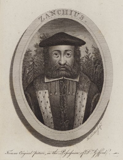 Girolamo Zanchi, clergyman de la Réforme protestante italienne (gravure) - Thomas Trotter