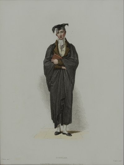 Érudit, gravé par J. Agar, publié dans 