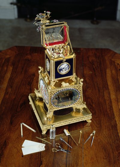 Automate musical, nécessaire et montre, par Thomas Weekes, c.1800 - Thomas Weekes