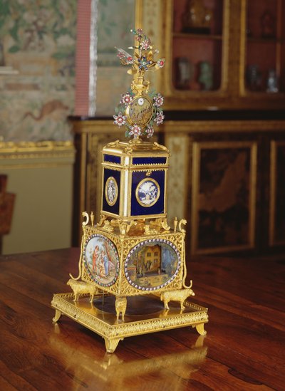 Automate musical, nécessaire et montre, par Thomas Weekes, vers 1800 - Thomas Weekes