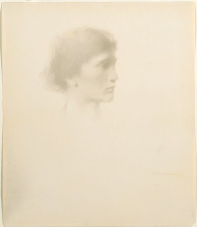 Tête de femme, 1894 ou après - Thomas Wilmer Dewing