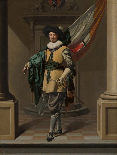 Portrait de Loef Vredericx en enseigne - Thomas de Keyser