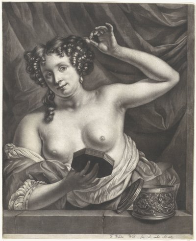 Femme à une fenêtre - Thomas van der Wilt