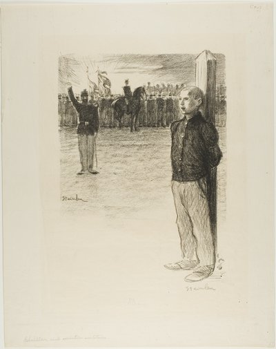 Réhabilitation civile et exécution militaire - Théophile Alexandre Pierre Steinlen