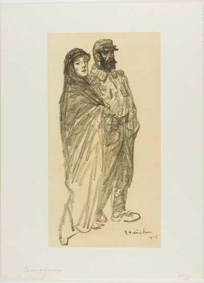 Courageux - Théophile Alexandre Pierre Steinlen