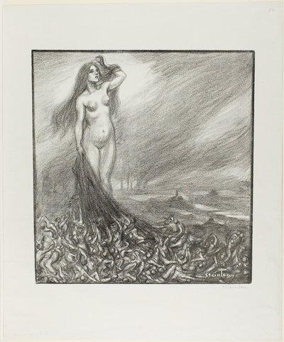 Hommage à Zola - Théophile Alexandre Pierre Steinlen