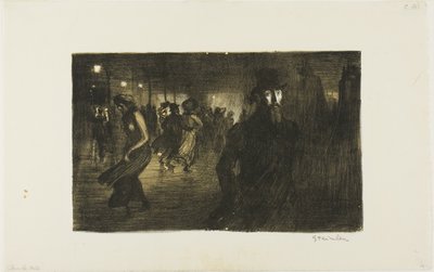 Paris, Nuit - Théophile Alexandre Pierre Steinlen