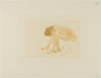 Femme assise s