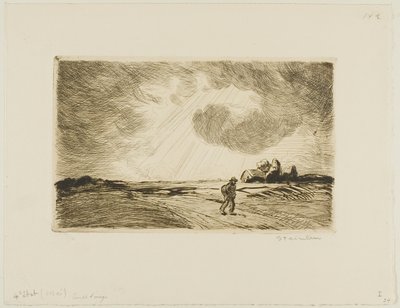 Temps orageux - Théophile Alexandre Pierre Steinlen