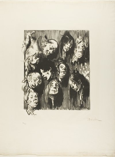 Dix assassinats pour un sou - Théophile Alexandre Pierre Steinlen