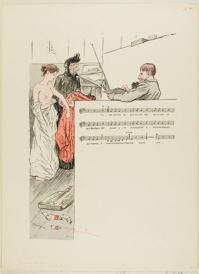 Le petit modèle - Théophile Alexandre Pierre Steinlen