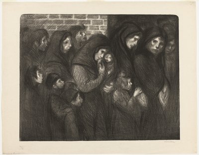 Les veuves de Courrières - Théophile Alexandre Pierre Steinlen