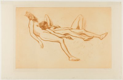 Deux modèles nus - Théophile Alexandre Pierre Steinlen