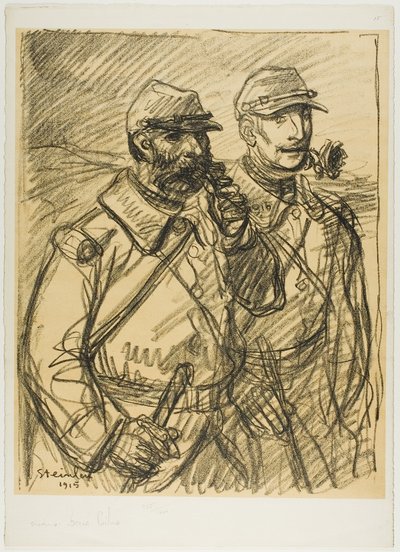 Deux soldats - Théophile Alexandre Pierre Steinlen