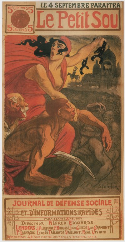 Le petit sou - Théophile Alexandre Steinlen