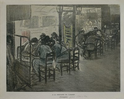 Paris sur la terrasse d