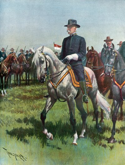 Major-Général Nelson A. Miles, U. S. A., commandant de l