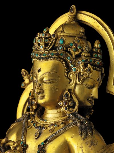 Figure de Vairochana, Densatil - Tibetan School