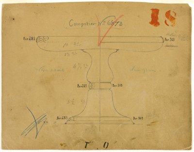 Design pour Compotier No. 6873 - Tiffany and Company