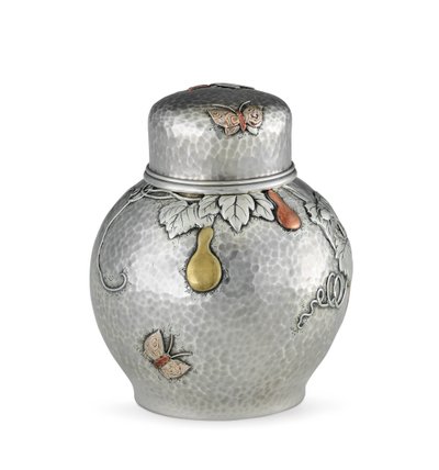 Boîte à thé, vers 1880 (argent et métal mixte) - Tiffany and Company