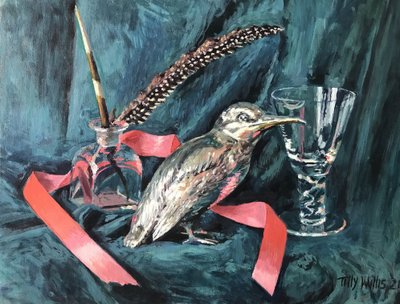 Nature morte avec oiseau en argent - Tilly Willis