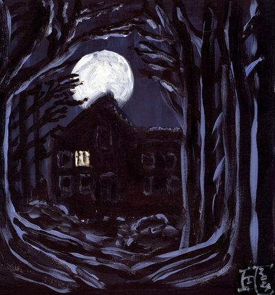 La maison hantée au clair de lune - Tim Hoinkis