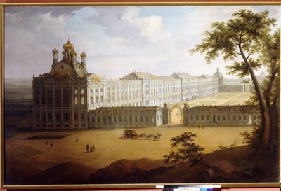 Le grand palais à Tsarkoye Selo - Timofei Alexeyevich Vasilyev