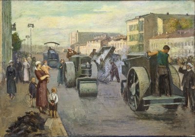 La reconstruction de Moscou - Timofei Ermilovich Pustovalov