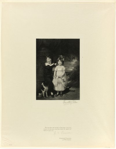 Frère et sœur, des vieux maîtres anglais - Timothy Cole