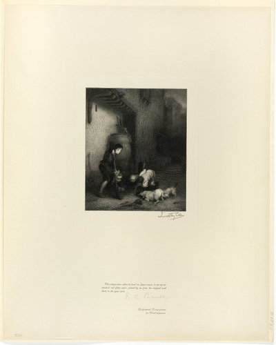 Creuser pour attraper des rats, des Maîtres anglais anciens - Timothy Cole
