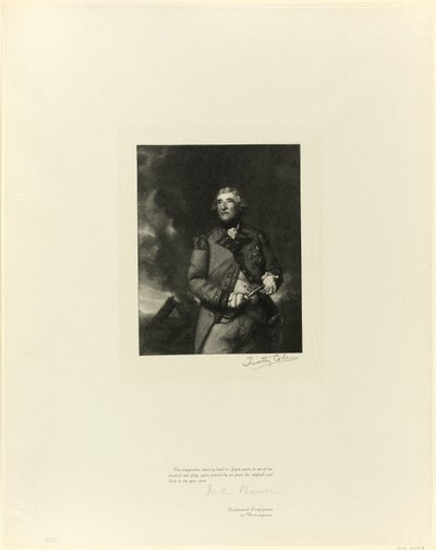 Portrait de Lord Heathfield, des anciens maîtres anglais - Timothy Cole