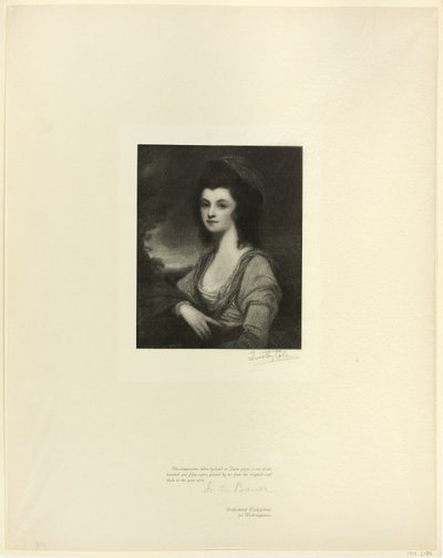 Portrait de Mme Davies, des Maîtres anglais anciens - Timothy Cole